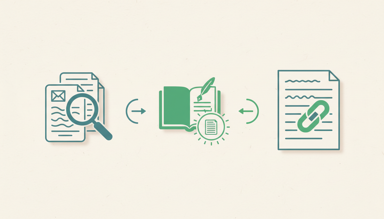 Editorial Links: What They Are & How to Earn Them — illustration